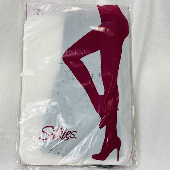 Silkies 2 Pack Trouser Socks Dark Brown Microfiber NEW Queen Size 911423 - Picture 1 of 6